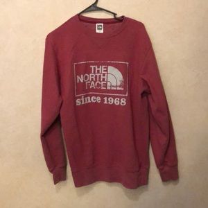North face crew neck sweater